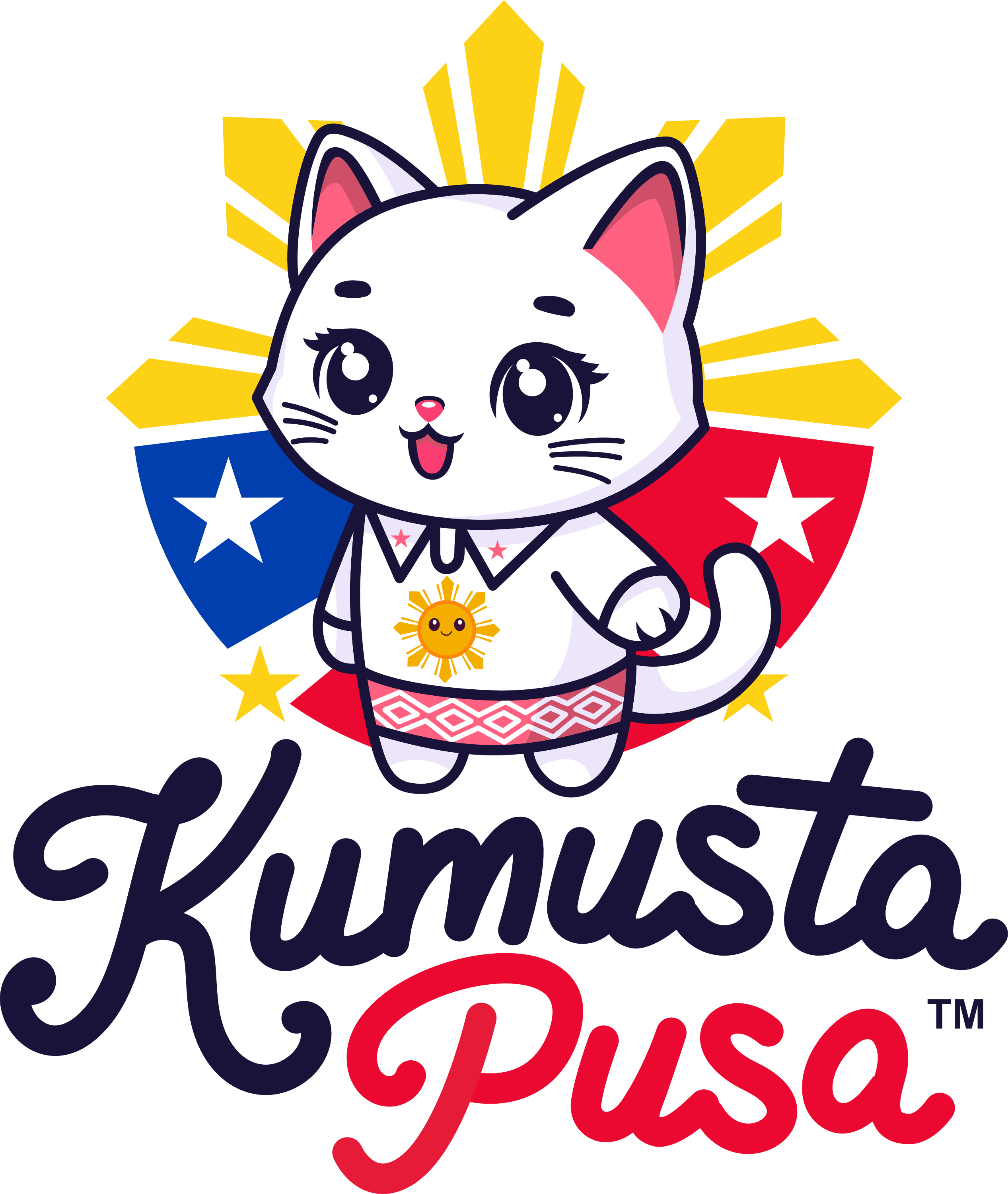 Kumusta Pusa Classic 3” Vinyl Sticker